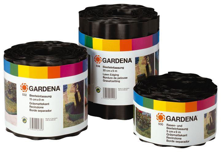 Бордюр для газона 0.15х9м коричневый Gardena 00532-20.000.00