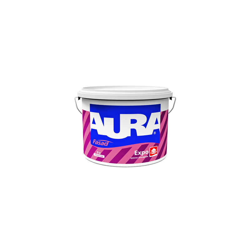 Высокоукрывистая краска для фасадов AURA Expo 4.5л Eskaro
