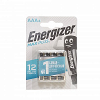 Батарейка Energizer AAА MAX Plus 4шт E92 алкалиновая 082