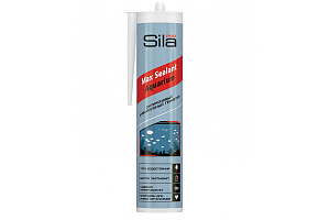 Герметик силикон для аквариумов черный 280мл Sila (SSAQBL029)