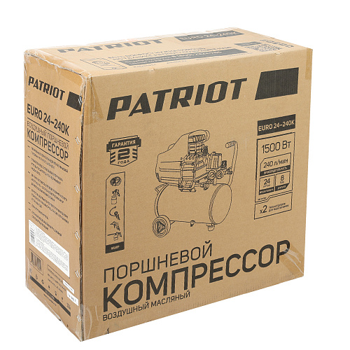 Компрессор PATRIOT EURO 24/240K+набор KIT 5В