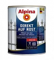 Эмаль"Alpina" Direkt Auf Ros красный 0.75л