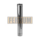 Труба-Дымоход (нержавеющая сталь 0,5 мм) ф 80 х 1,0 м Ferrum 85364